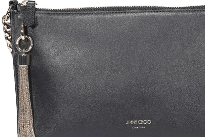 Shop Jimmy Choo Callie Clutch Bag In Black