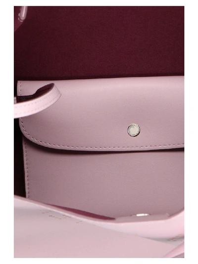 Shop Stella Mccartney Logo Tote Bag In Purple