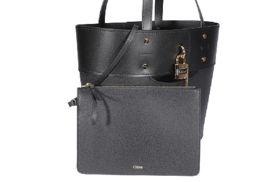 Shop Chloé Aby Tote Bag In Black