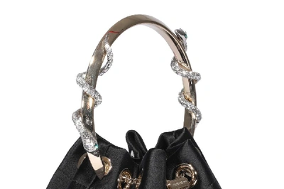 Shop Jimmy Choo Bon Bon Bucket Bag In Black