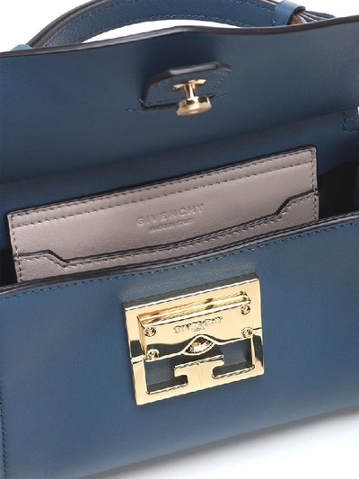 Shop Givenchy Mystic Mini Tote Bag In Blue