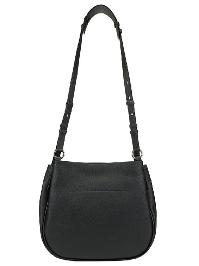 Shop Ferragamo Salvatore  Reversible Hobo Shoulder Bag In Black
