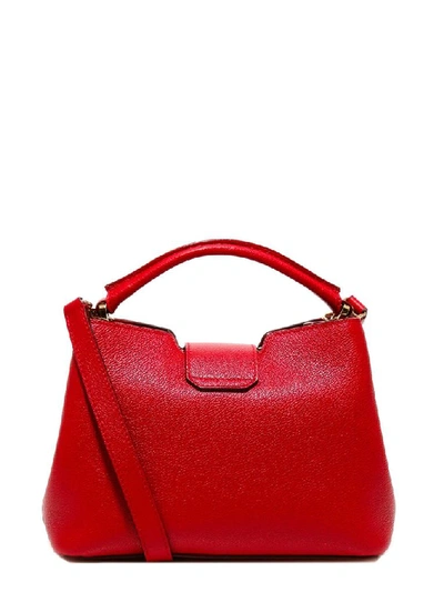 Shop Bally Jorah Buckle Tote Bag In Red