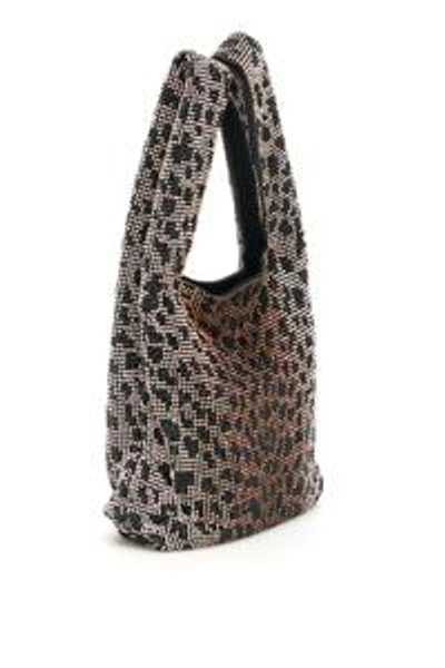 Shop Alexander Wang Crystal Embellished Leopard Tote Bag In Multi