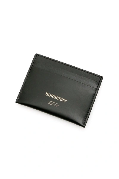 Shop Burberry Horseferry Print Cardholder In Black