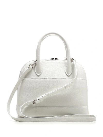 Shop Balenciaga Ville Logo Top Handle Tote Bag In White