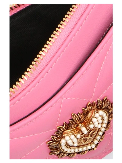 Shop Dolce & Gabbana Devotion Medium Cardholder In Pink