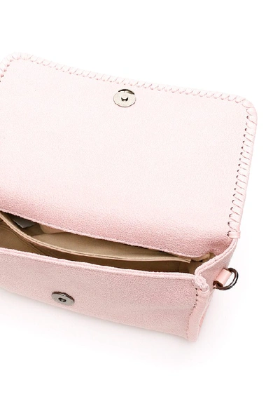Shop Stella Mccartney Oversize Chain Shoulder Bag In Pink