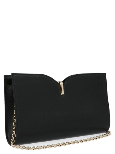 Shop Furla Ribbon Clutch Bag In Black