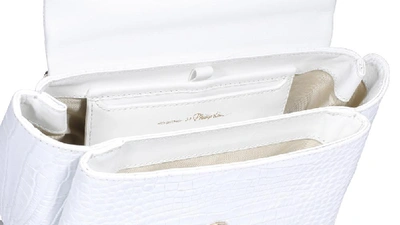 Shop 3.1 Phillip Lim Alix Embossed Shoulder Bags In White