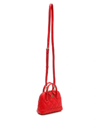 Shop Balenciaga Ville Xxs Tote Bag In Red