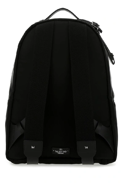 Shop Valentino Vltn School Backpack In 0no