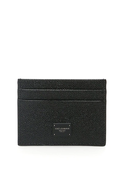 Shop Dolce & Gabbana Logo Cardholder In Black