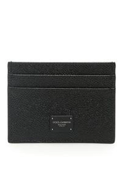 Shop Dolce & Gabbana Logo Cardholder In Black