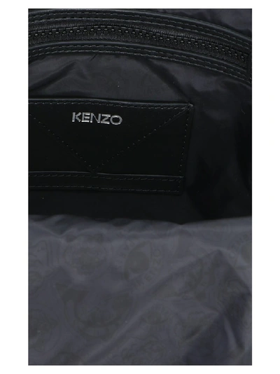 Shop Kenzo Logo Backpack In Black