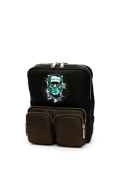 Shop Prada Frankenstein Backpack In Multi