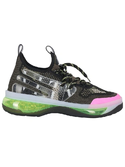 Shop Valentino Vltn Cloud Camouflage Sneakers In Multi