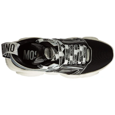 Shop Moschino Teddy Panelled Sneakers In Multi