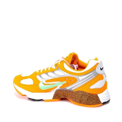 Shop Nike Air Ghost Racer Panelled Sneakers In Orange