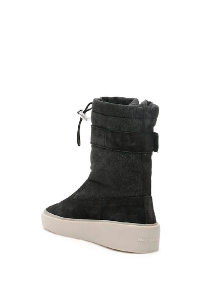 Shop Fear Of God Hiker Boots In Black