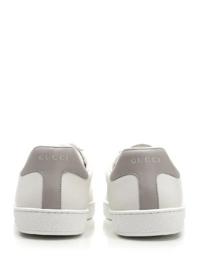 Shop Gucci Ace Interlocking G Sneakers In White