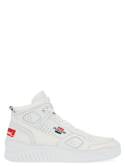 Shop Buscemi High Top Sneakers In White
