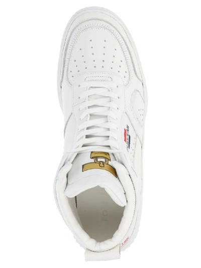 Shop Buscemi High Top Sneakers In White