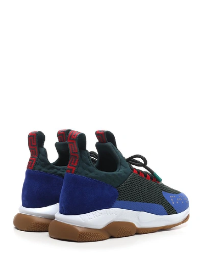 Shop Versace Chain Reaction Barocco Print Sneakers In Multi