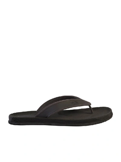 Shop Valentino Vltn Camouflage Flip Flops In Black