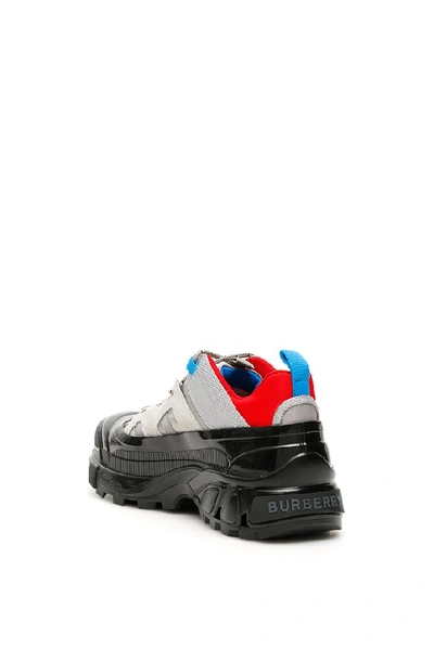 Shop Burberry Arthur Sneakers In Multi