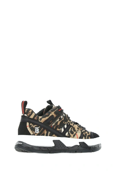 Shop Burberry Union Sneakers In Multi