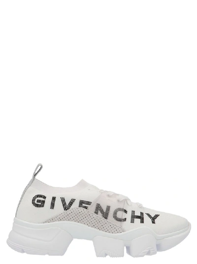 Shop Givenchy Jaw Logo Sneakers In White
