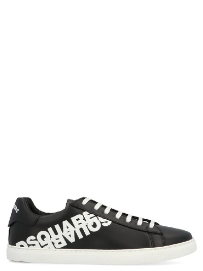 Shop Dsquared2 Logo Printed Low In Black