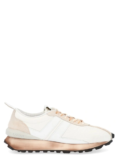 Shop Lanvin Bumper Sneakers In White