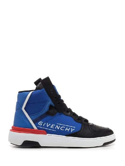 Shop Givenchy Wing High Top Logo Sneakers In Multi