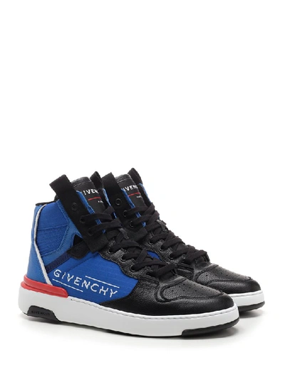 Shop Givenchy Wing High Top Logo Sneakers In Multi