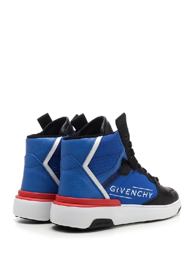 Shop Givenchy Wing High Top Logo Sneakers In Multi