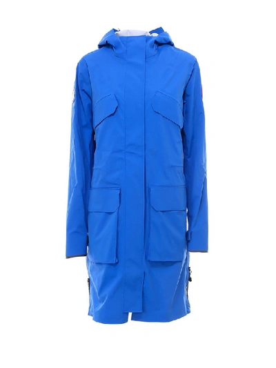 Shop Canada Goose Seaboard Hooded Jacket In Blue