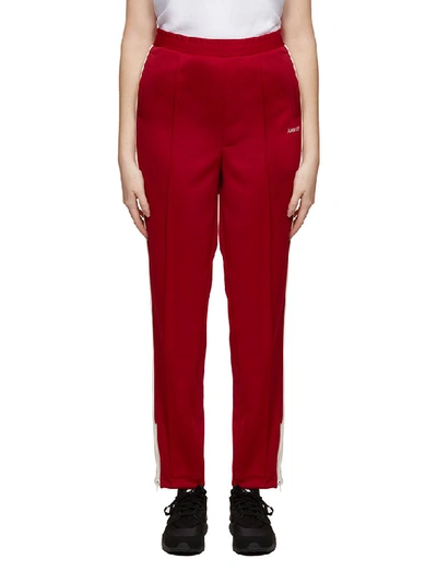 Shop Ambush Contrasting Stripe Track Pants In Red