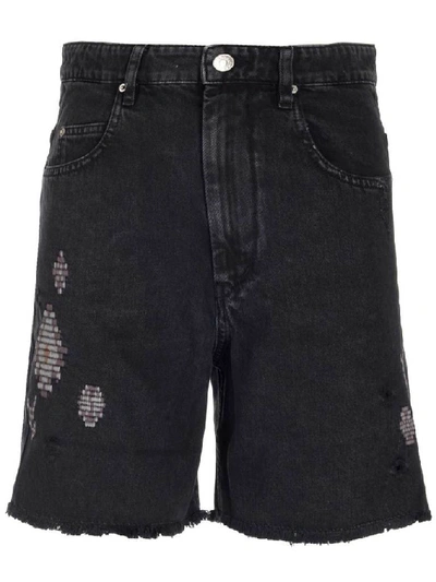 Shop Isabel Marant Étoile Cinyab Shorts In Black