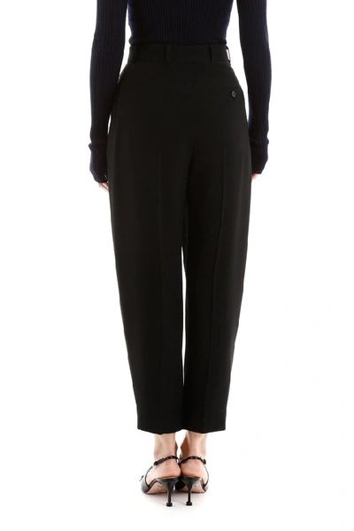 Shop Alexander Mcqueen Cropped Slim In Black