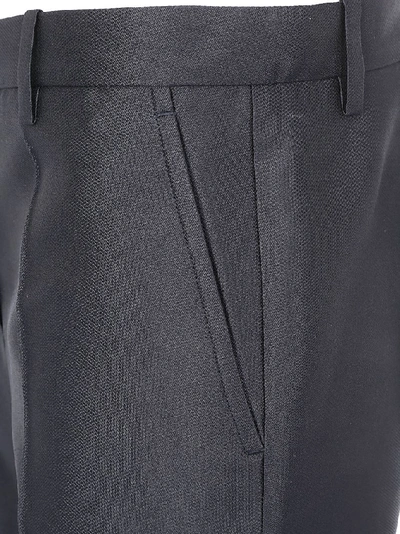 Shop Givenchy Tailored Trousers In Navy