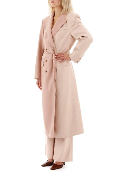 Shop Nanushka Manila Blazer Dress In Pink