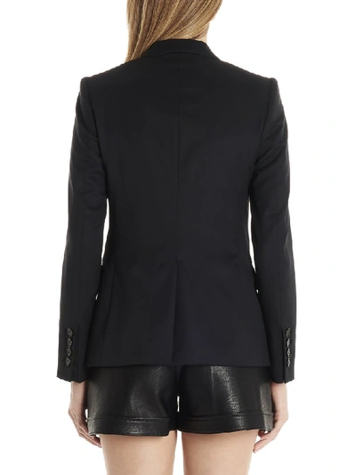 Shop Stella Mccartney Single Breasted Blazer In Black