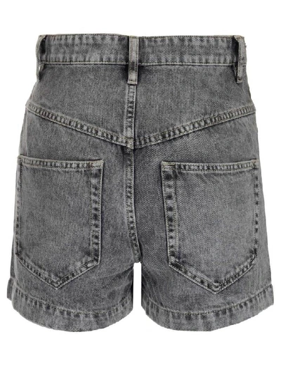 Shop Isabel Marant Étoile Hiana Shorts In Grey