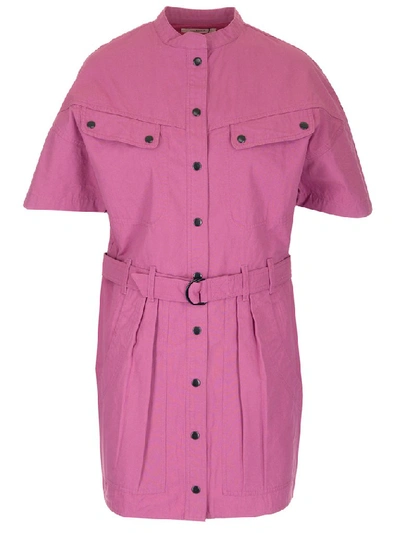 Shop Isabel Marant Étoile Zolina Dress In Pink