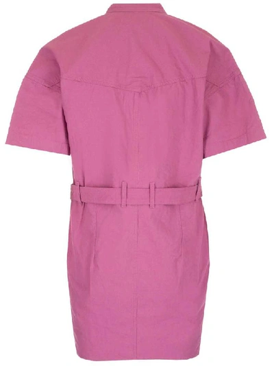 Shop Isabel Marant Étoile Zolina Dress In Pink