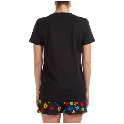 Shop Moschino Couture Printed T In Black
