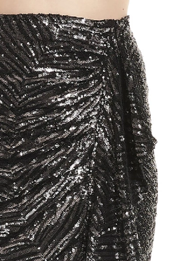 Shop Iro Sequin Skirt In Black