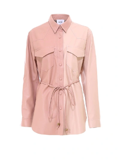 Shop Nanushka Eddy Shirt In Pink